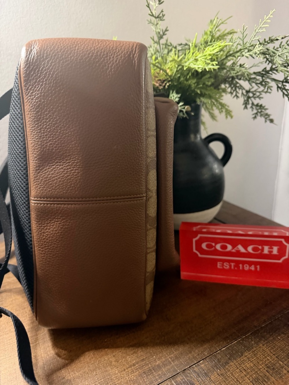 Coach Court Signature Backpack - Picture 3 of 16